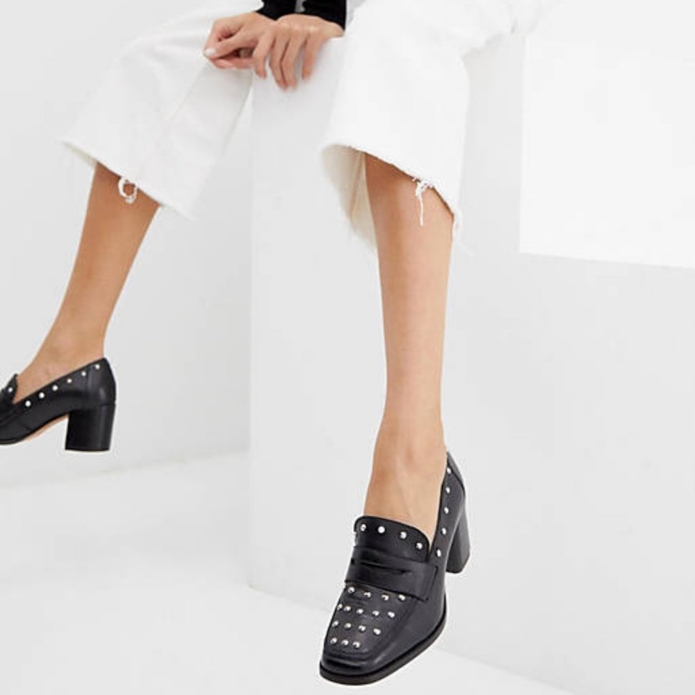 Asos Studded Mule Loafer